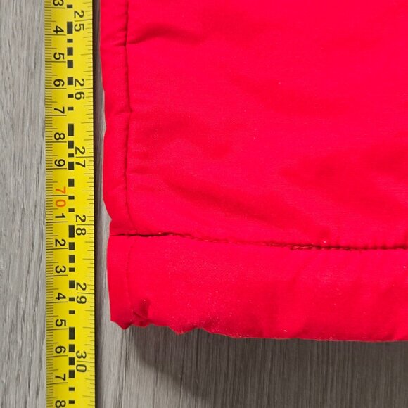 Vintage red bib ski / snow pants - Picture 7 of 12